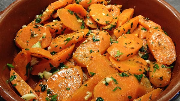 Salade de carottes cuites