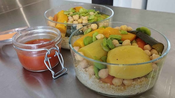 Couscous d'orge végétarien