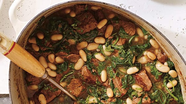 Haricots blancs à la marocaine au bœuf